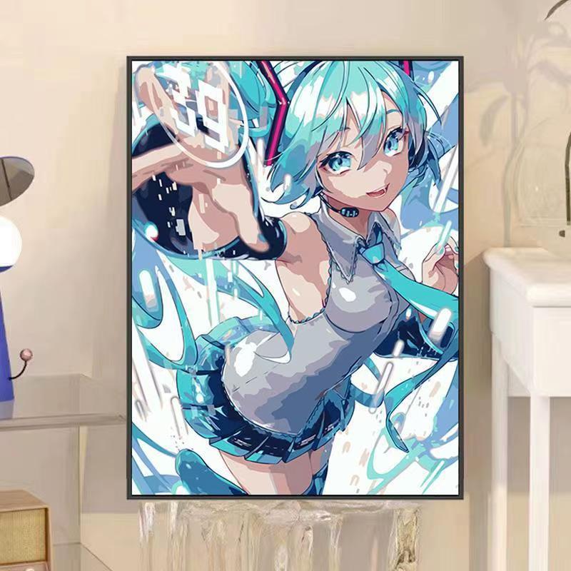 Anime-inspirierte dekorative Wandkunst Brehn