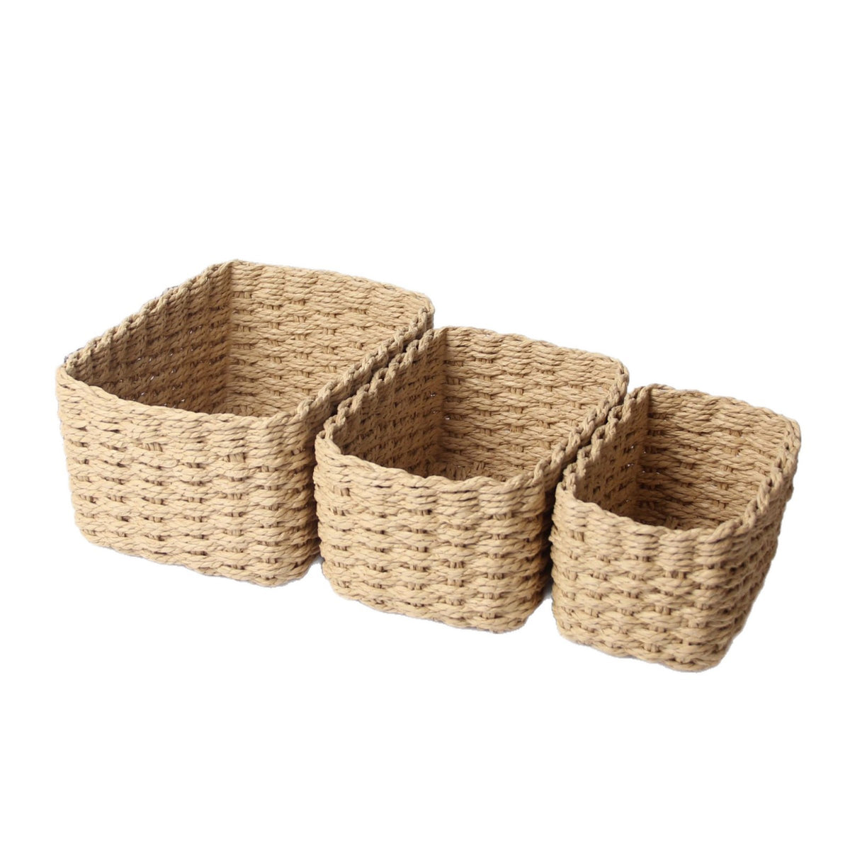 Naturfaser-Aufbewahrungskorb