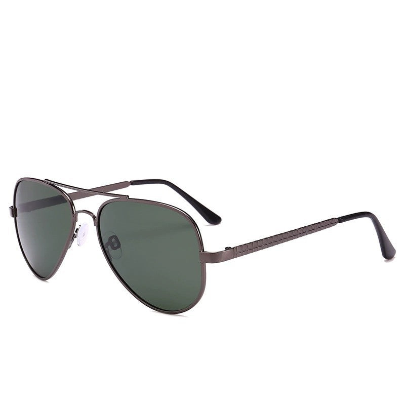 Herren Piloten Sonnenbrille mit UV-Schutz und trendigem Metallscharnier Brehn