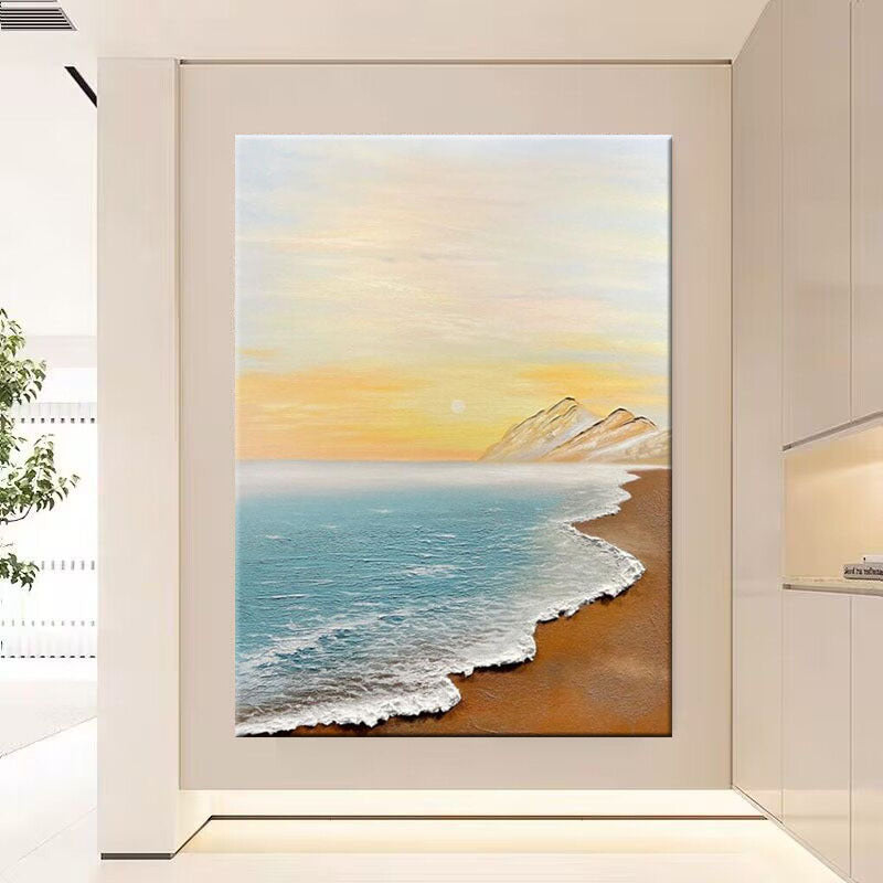 Szenische Küsten Wandkunst