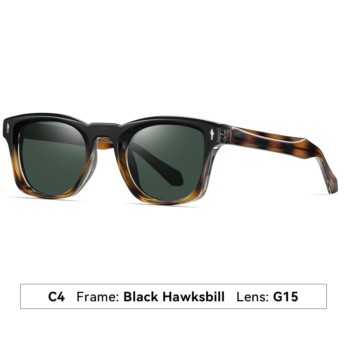 Damen modische Sonnenbrille im eleganten Schildpatt-Design Brehn