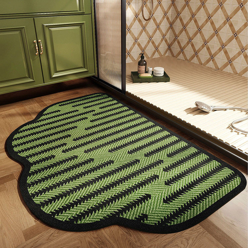 Blattmuster Memory Foam Badmatte Brehn