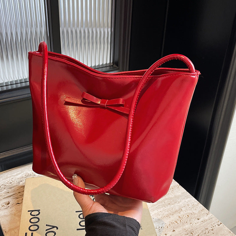 Elegante Kunstleder-Handtasche