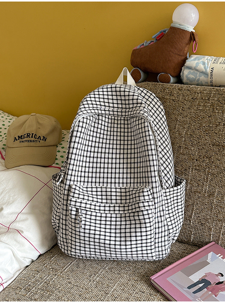 Leichter Rucksack mit Rautenmuster