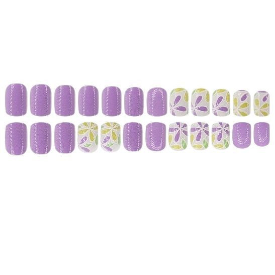 Florale Kunst Gel-Nagelverzierungen Brehn