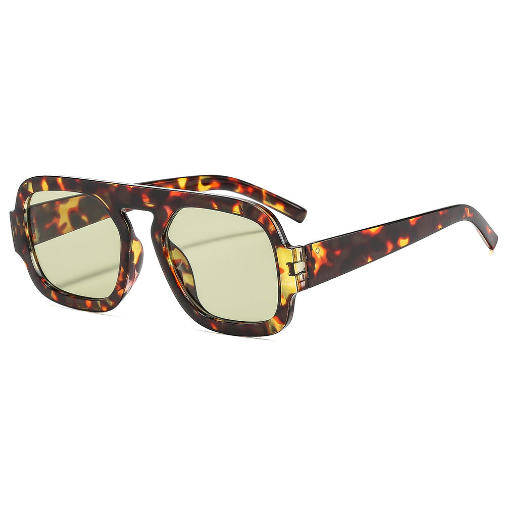 Herren Bold Retro-inspirierte quadratische Sonnenbrille Brehn