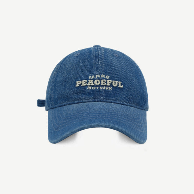 Damen zertifizierte Jeans bestickte Cap Brehn
