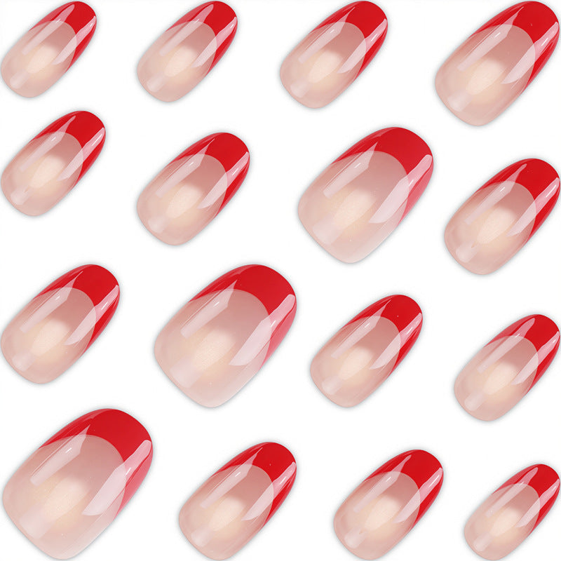 Premium French Tip Press-On Nail Set Brehn