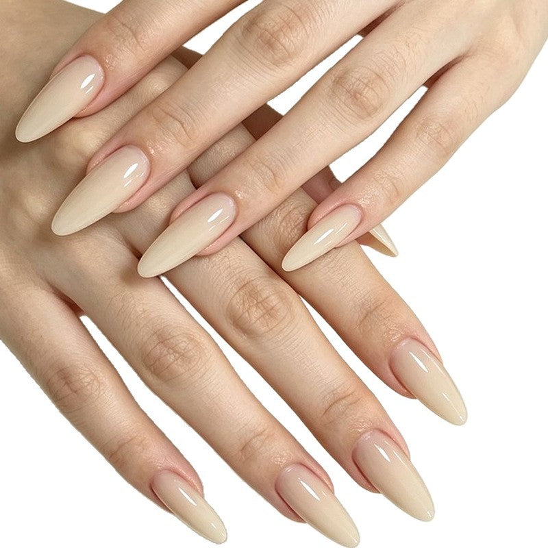 Elegante mandelförmige Acryl-Nagelerweiterungen Brehn