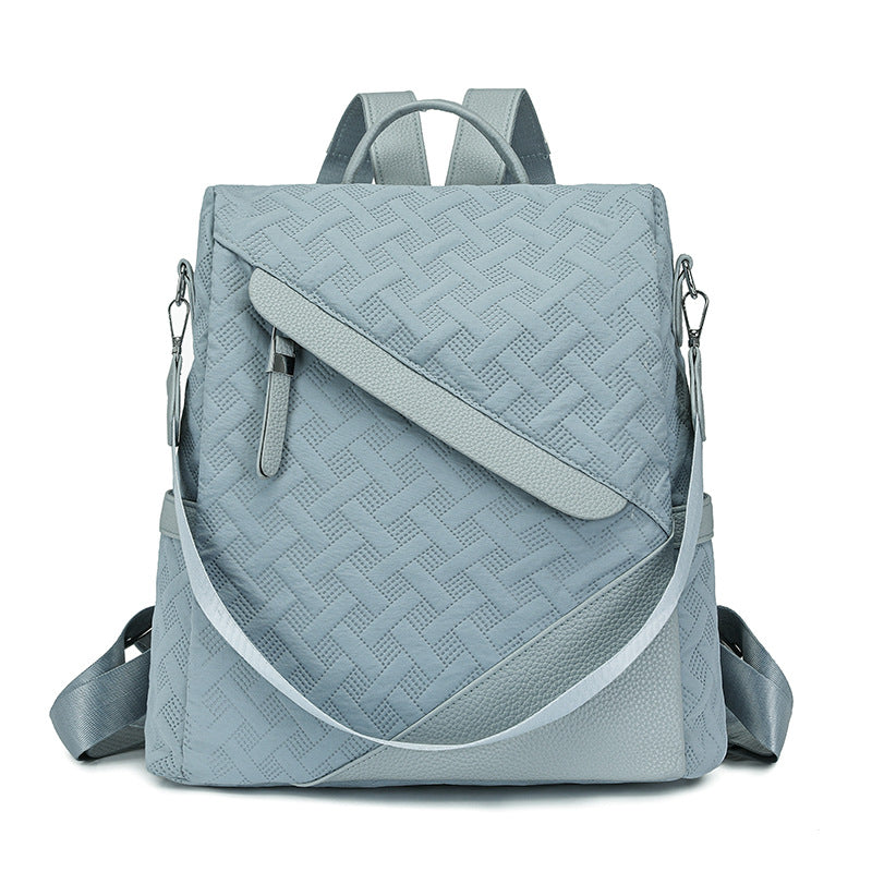 Elegante Strukturierte Leder Rucksack Brehn