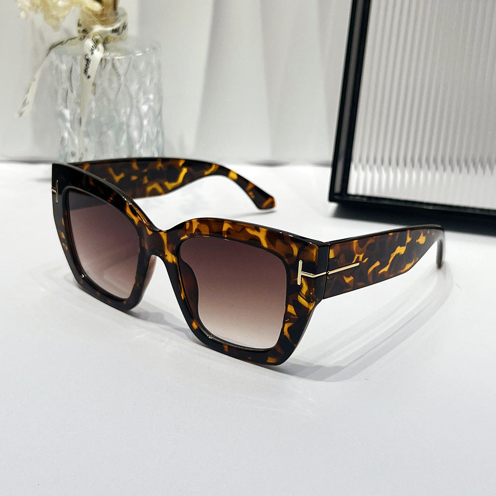 Moderne Übergroße Quadratische Sonnenbrille Brehn