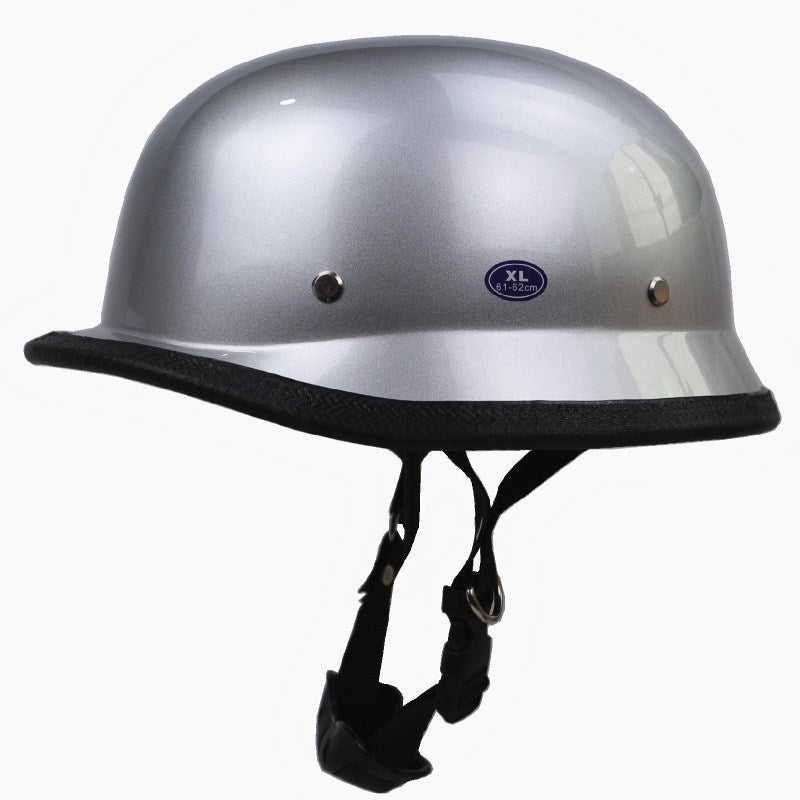 Vintage Halb-Helm Motorrad Kopfstück Brehn