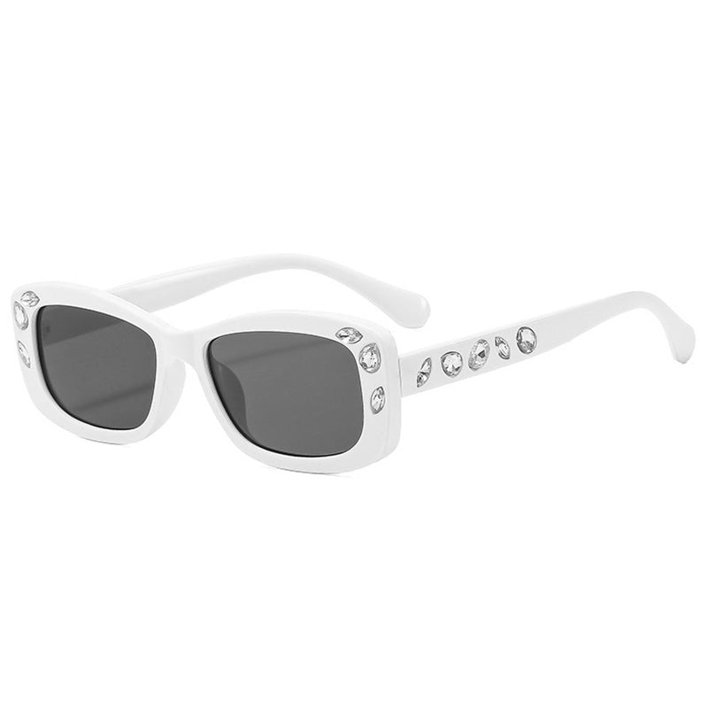 Damen modische Sonnenbrille mit Kristallverzierung Brehn