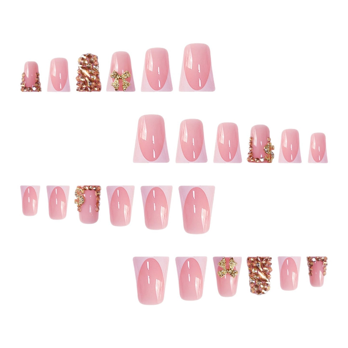 3D Dekorative Press-On Nagelset Brehn