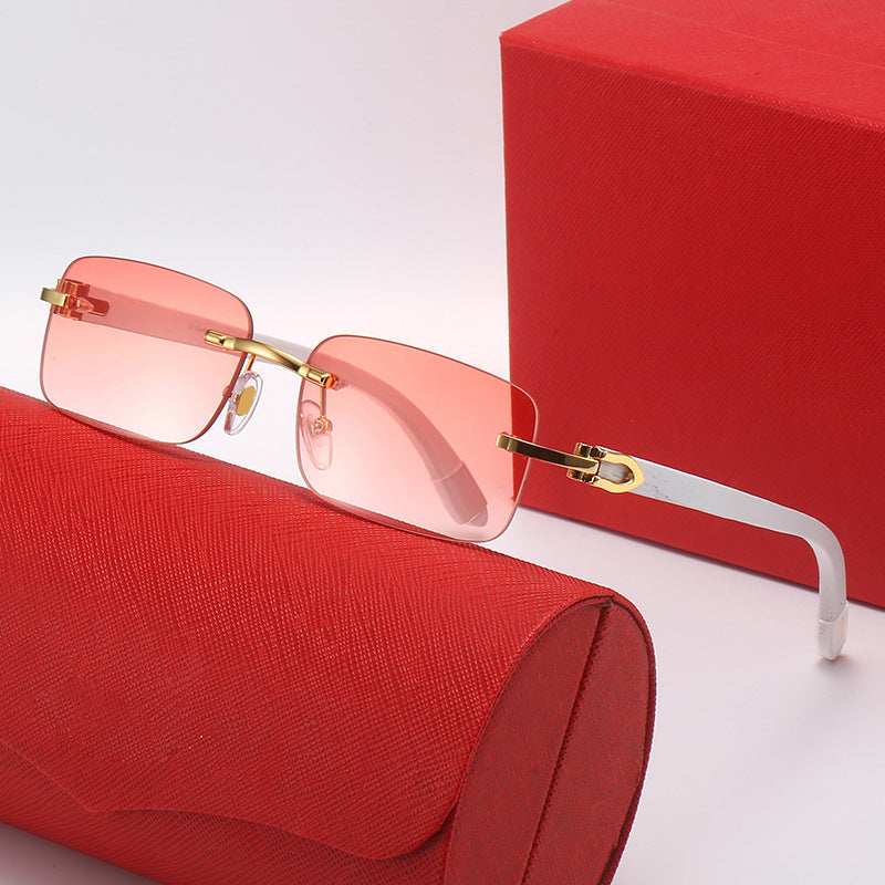 Damen rechteckige Designer-Sonnenbrille Brehn