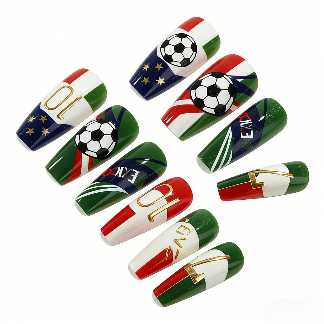 Sportliche Nagelkunst Design Brehn