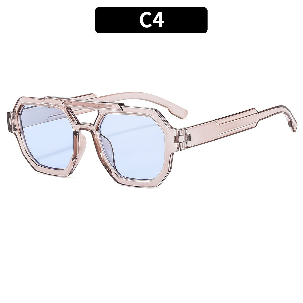 Geometrische Schild Sonnenbrille 1787663917