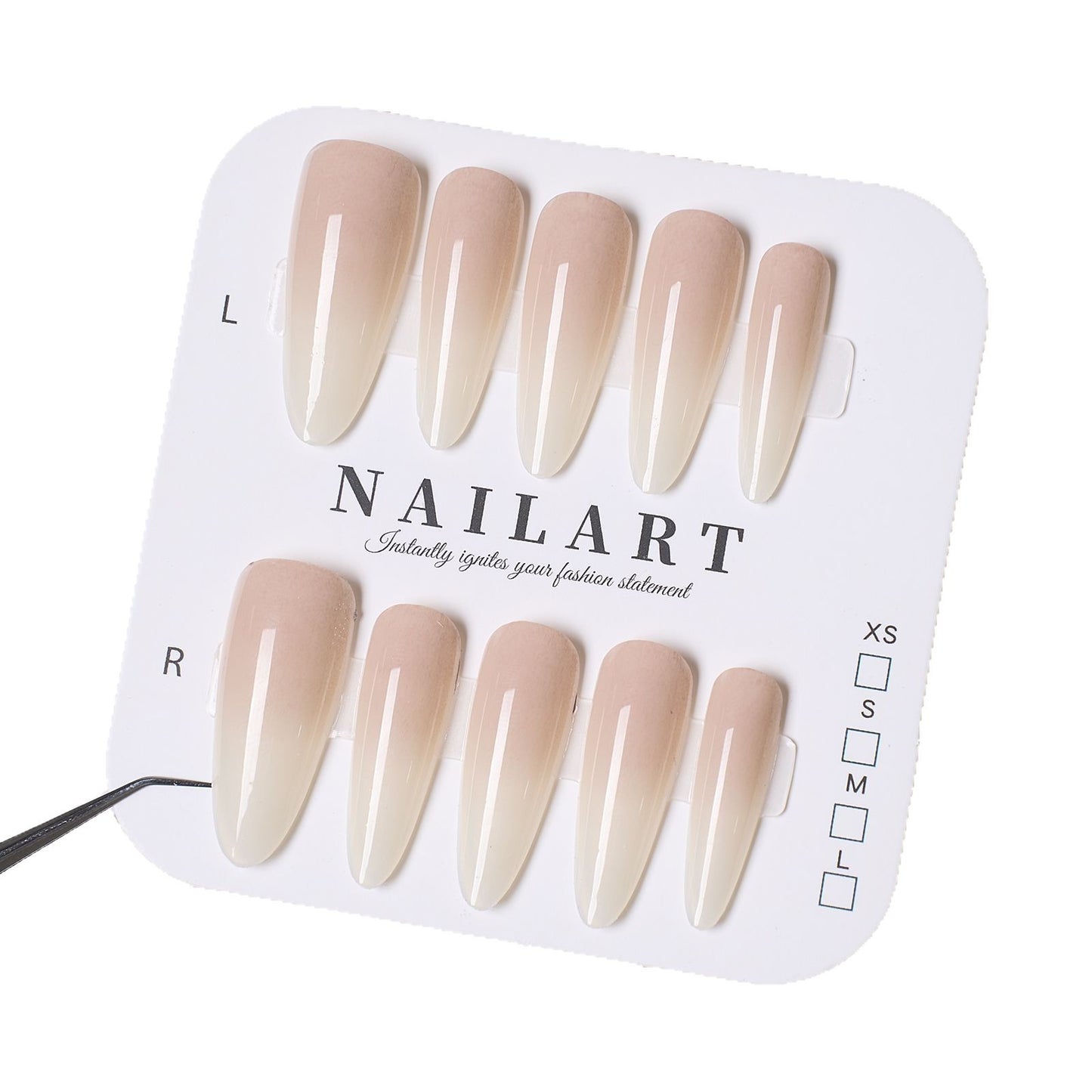 Elegantes Stiletto-Form Press-On Nagelset Brehn