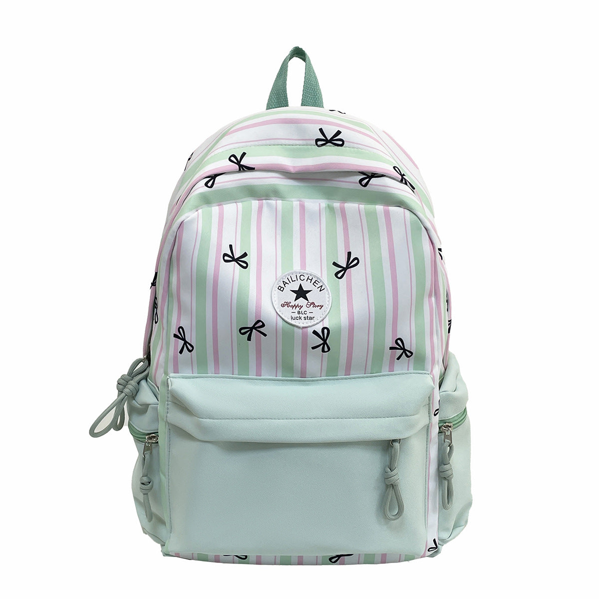 Moderner gestreifter Rucksack