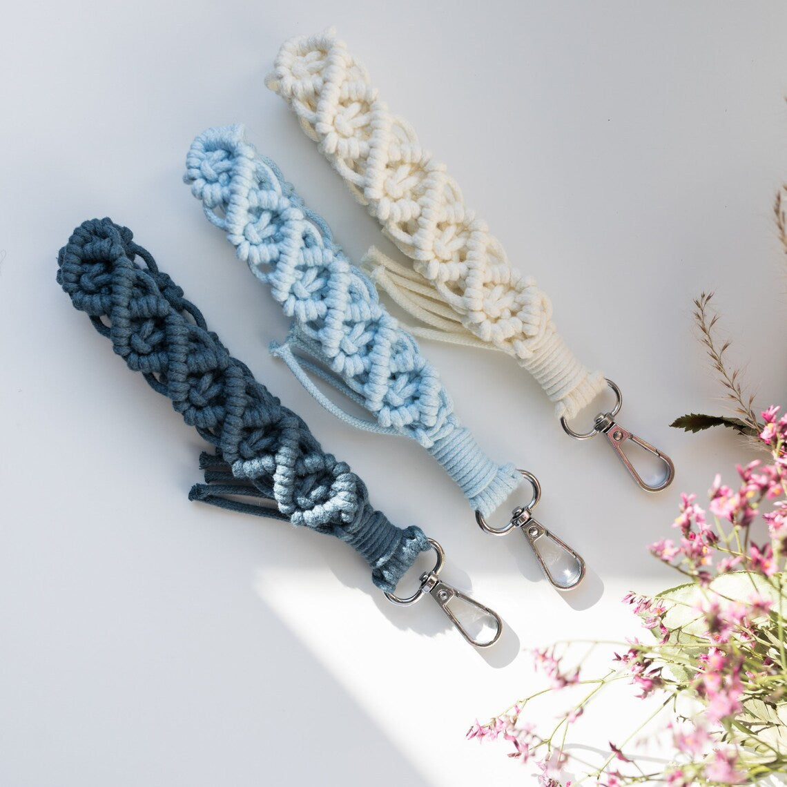 Macrame Schlüsselanhänger Halter Brehn