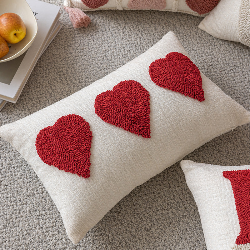 Dekoratives Love-Stitched Kissen