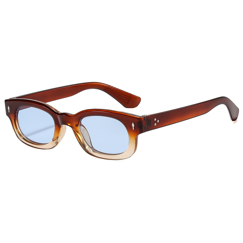 Damen modische Sonnenbrille im trendigen Quadratrohrdesign Brehn