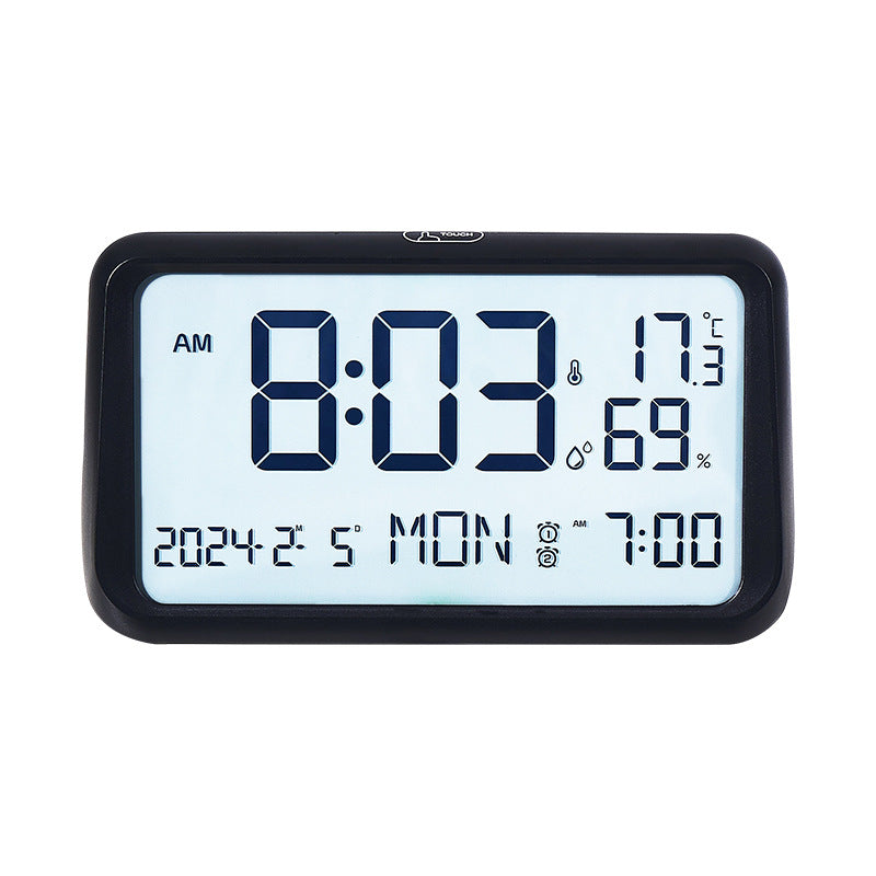 Digitaler Wetter-Alarmwecker mit Hygrometer und Thermometer Brehn