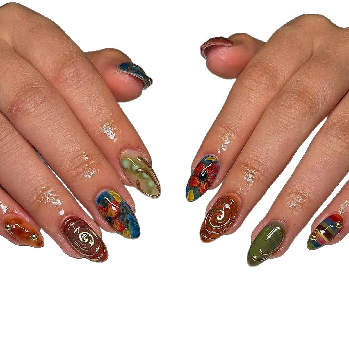 Künstliche Nail Art Brehn
