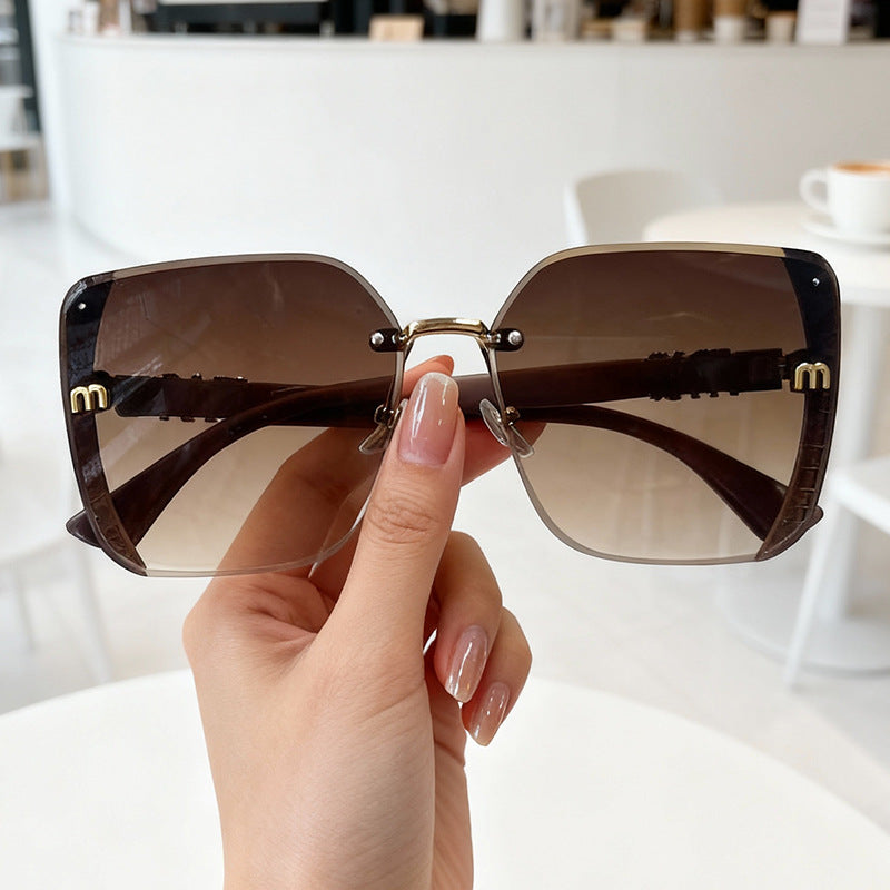 Modische Übergroße Sonnenbrille Brehn