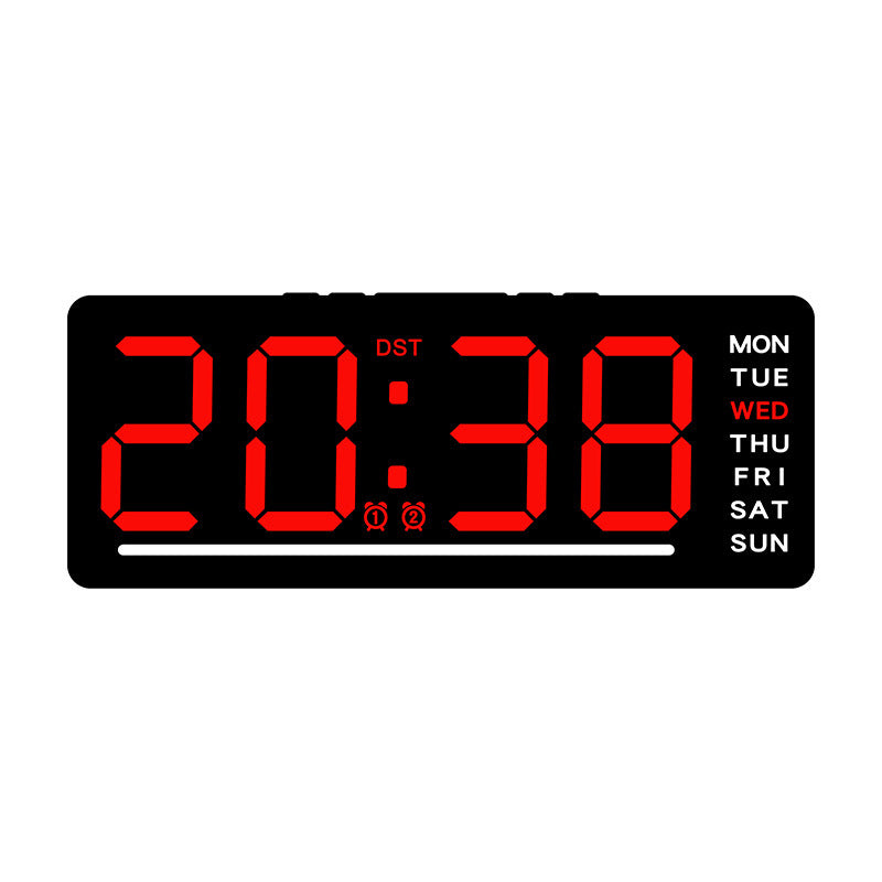 Digitaler Led Wecker mit Großem, Klaren Display und Mehreren Alarmfunktionen Brehn