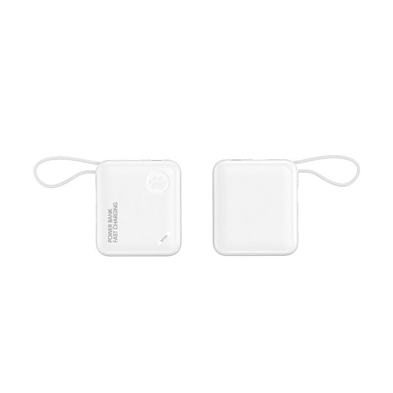 Kompakte Powerbank mit Schnellladefunktion und Trageband Brehn