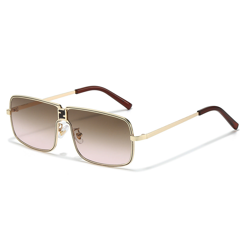 Hochmodische geometrische Rahmen-Sonnenbrille Brehn