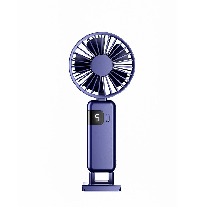 Tragbarer Usb Ventilator mit Digitaler Geschwindigkeitsanzeige Brehn