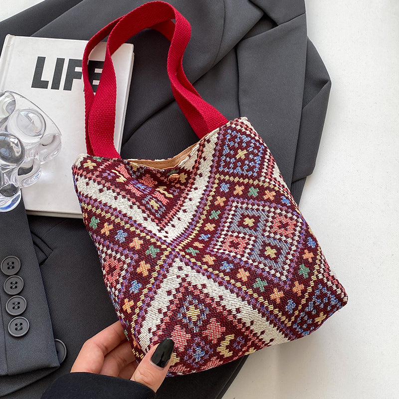 Moderne Gewebte Handtasche