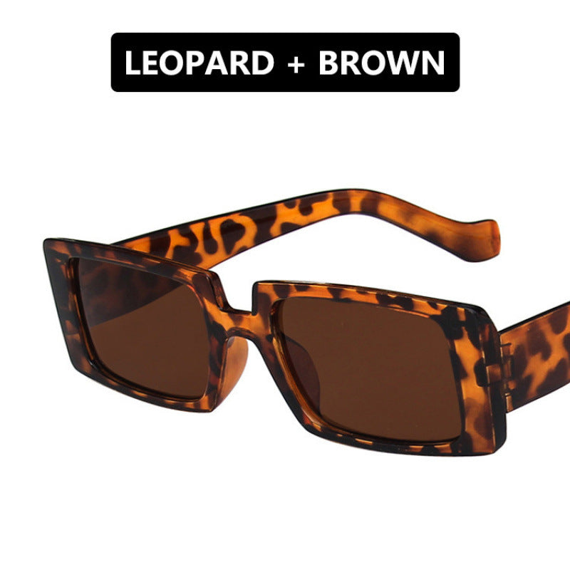 Damen modische quadratische Sonnenbrille im eleganten Retro-Stil Brehn