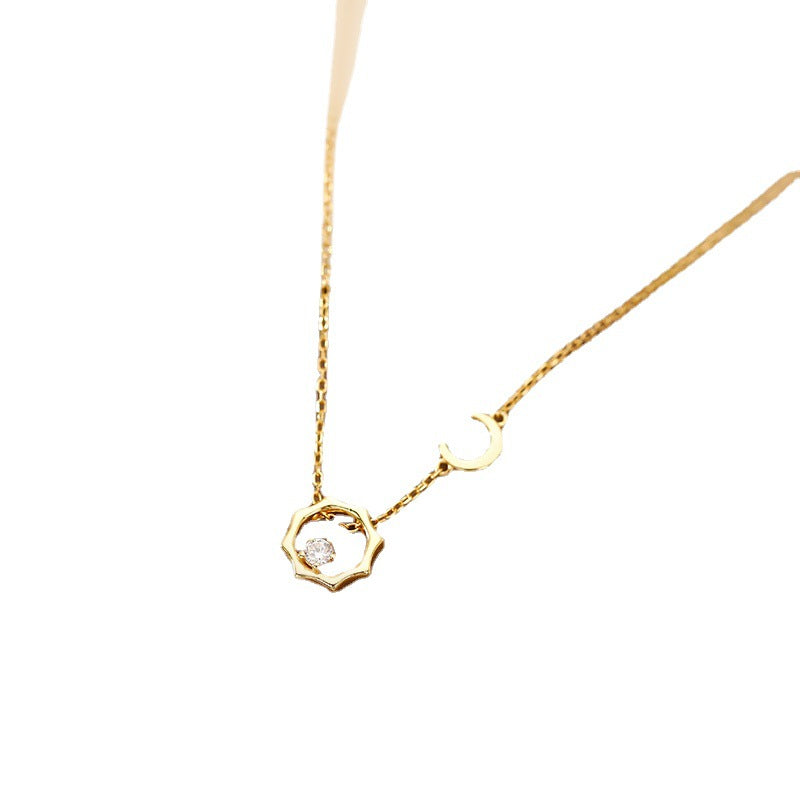 Elegantes geometrisches Anhänger-Halsband Brehn