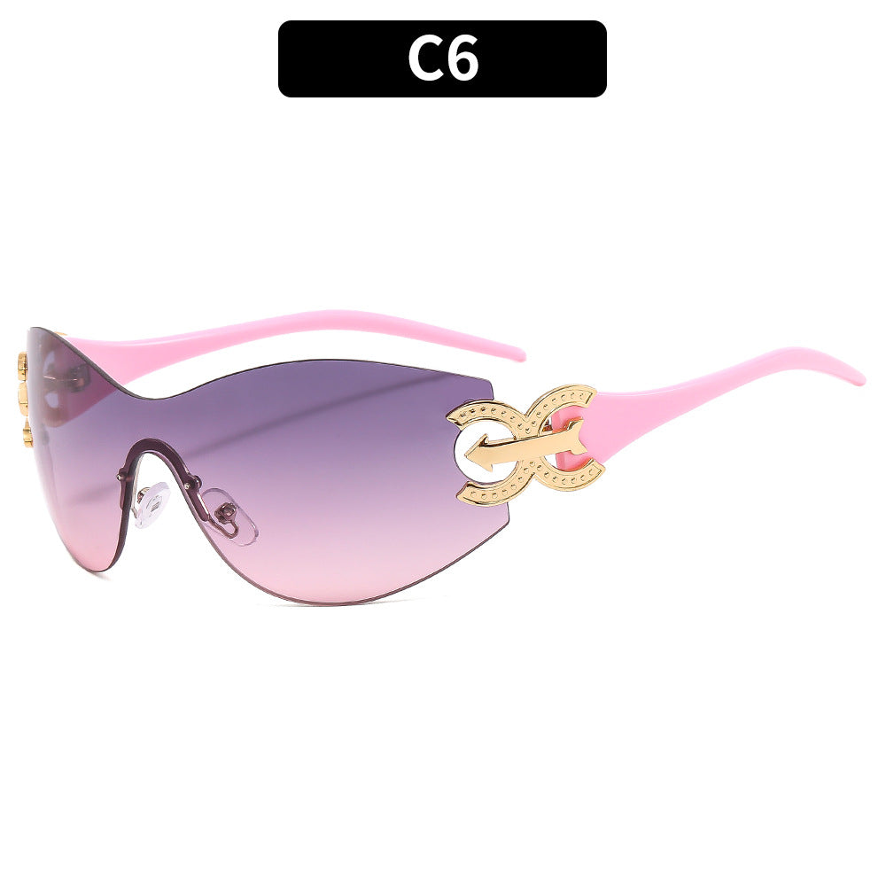 Hochleistungsfähige futuristische Schild-Sonnenbrille