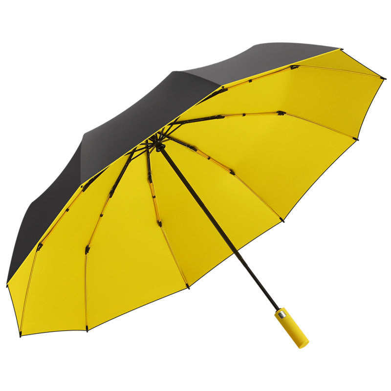 Damen Hochwertiger Automatischer Regenschirm mit verstärktem Gestell Brehn