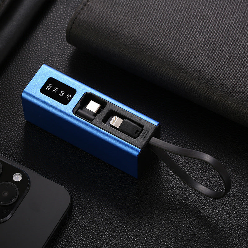 Multifunktionale Ladegerät mit Integriertem Usb-Kabel und Led-Anzeige Brehn