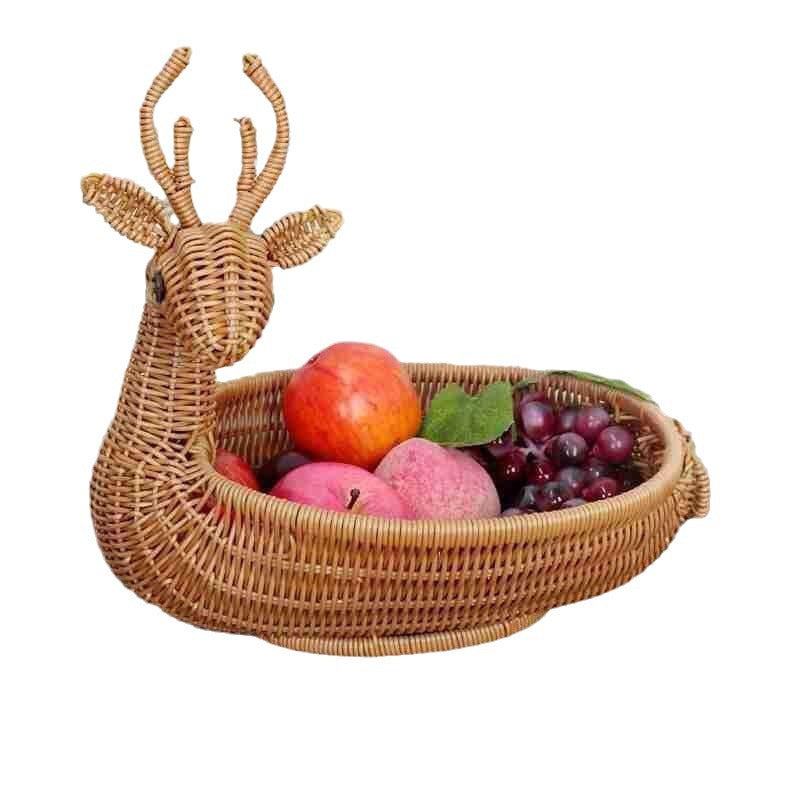 Dekorative Tiergewebte Korb Brehn