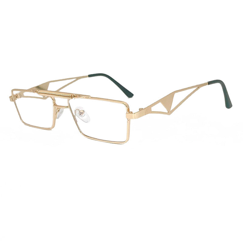 Modische Sonnenbrille mit Eckigem Rahmen und Verspiegelten Gläsern Brehn