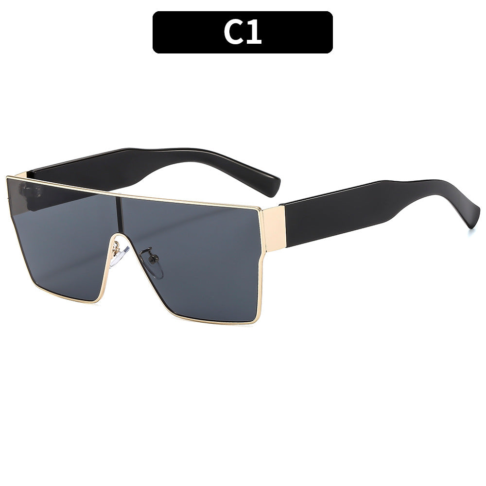 Futuristische Winkel-Schild-Sonnenbrille
