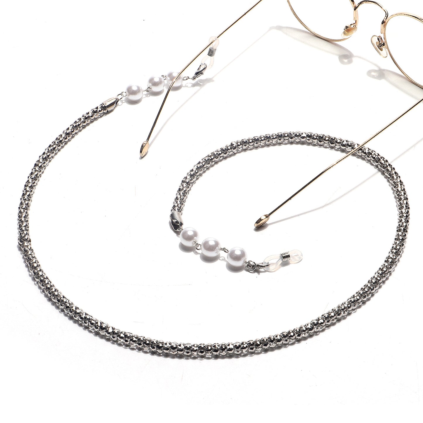 Chic Perlen-akzentuierte Brillenband Brehn