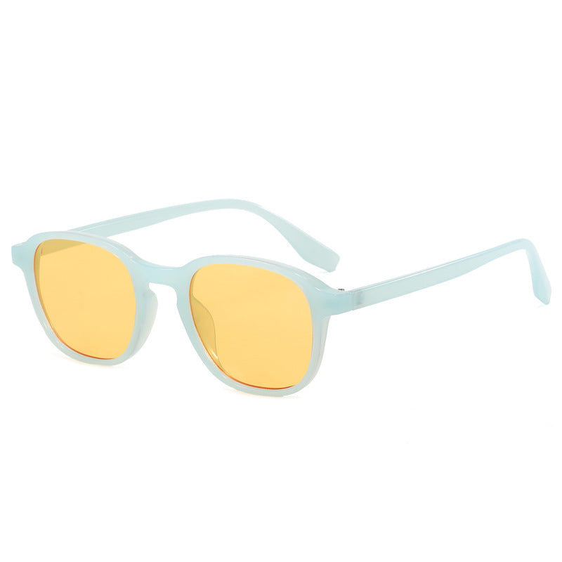 Damen stylische Sonnenbrille mit rundem Rahmen und UV-Schutz Brehn