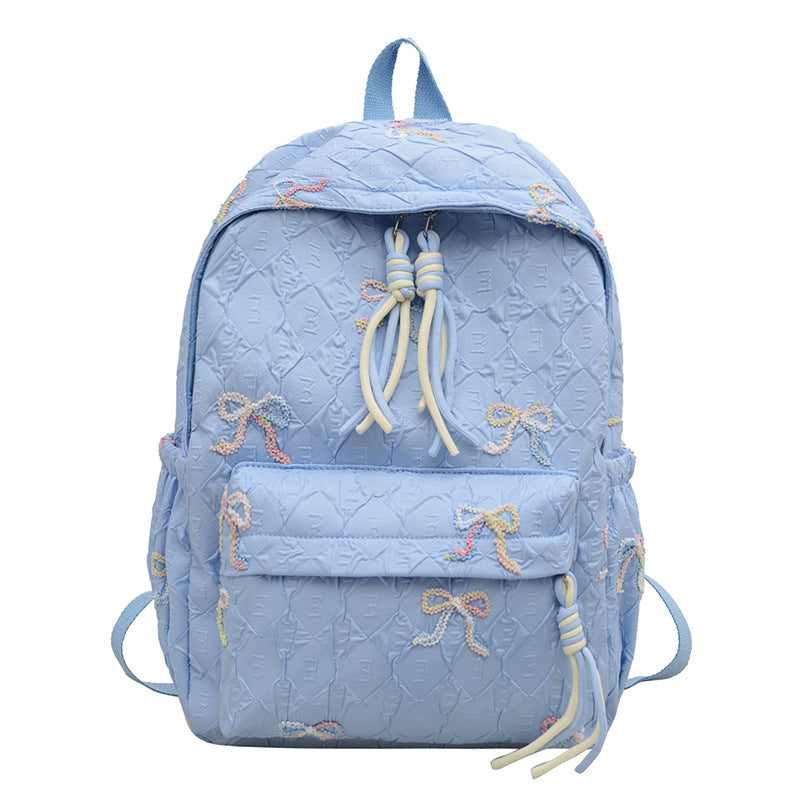 Gesteppten Rucksack mit Stickerei Brehn