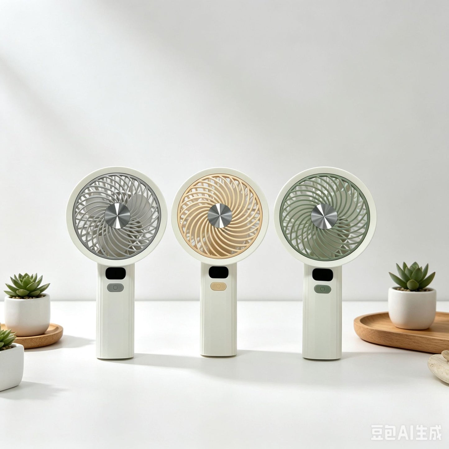 Damen Tragbarer Handventilator mit kreativem Kühl- und Aromadiffusor Brehn