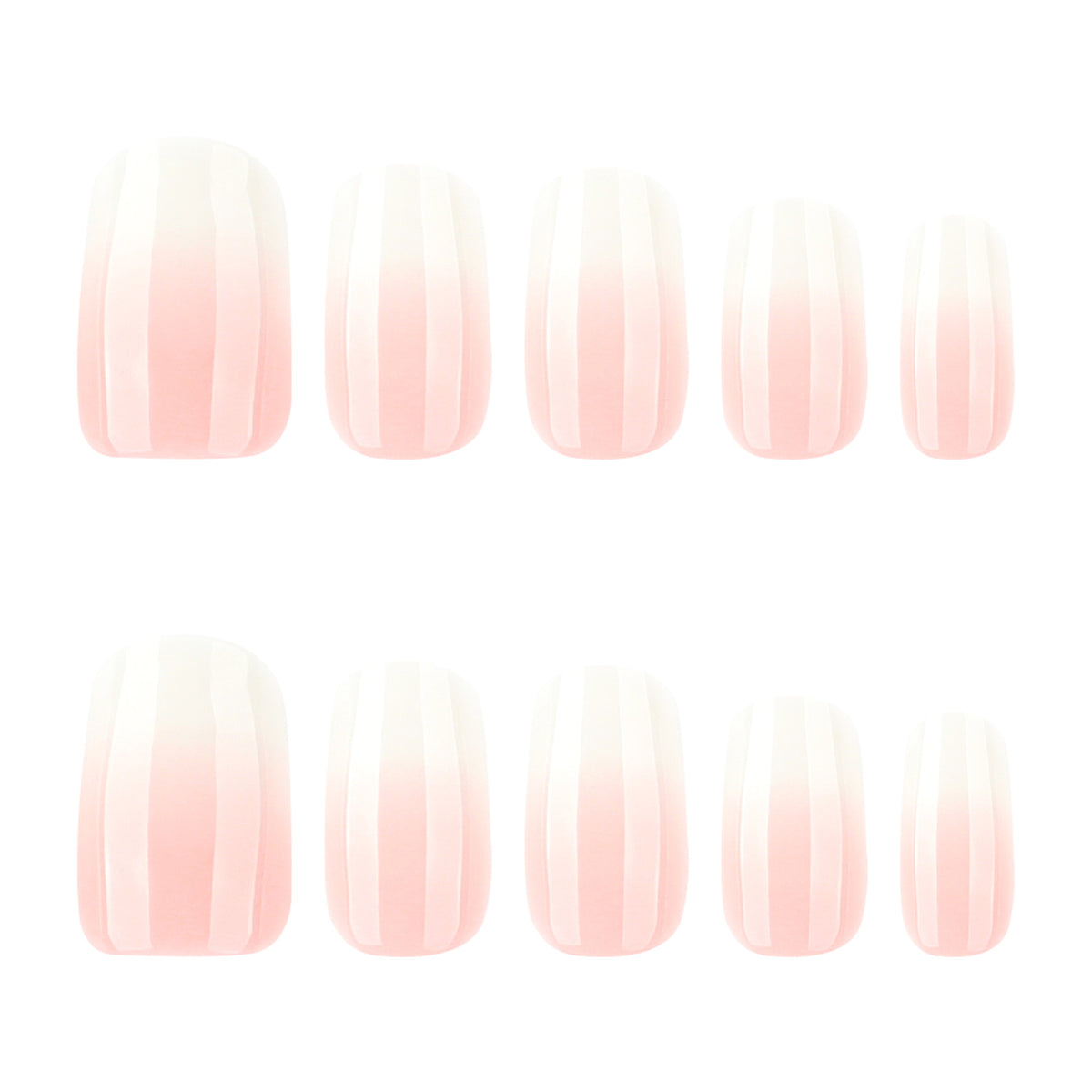 Kunstvolle Nagelverlängerungen mit elegantem Farbverlauf Brehn