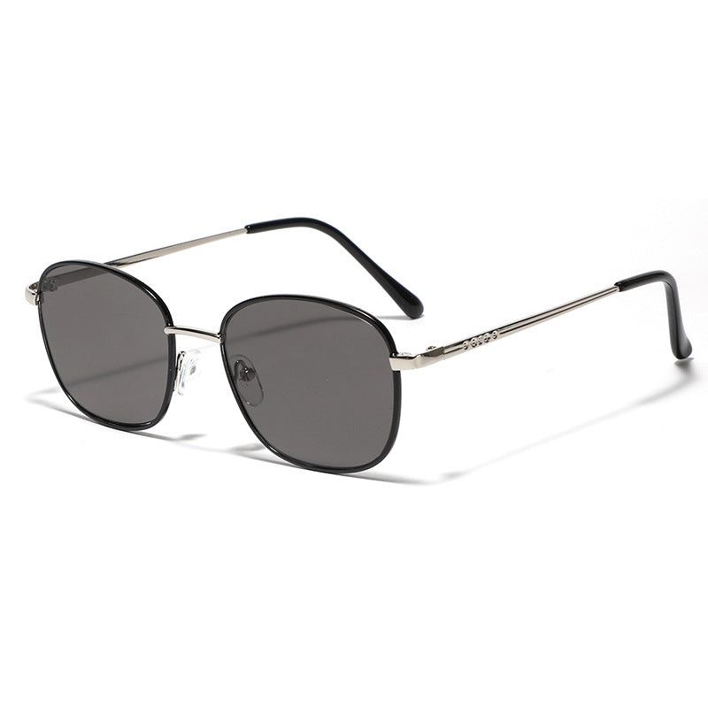 Damen stilvolle quadratische Sonnenbrille mit elegantem Metallrahmen Brehn