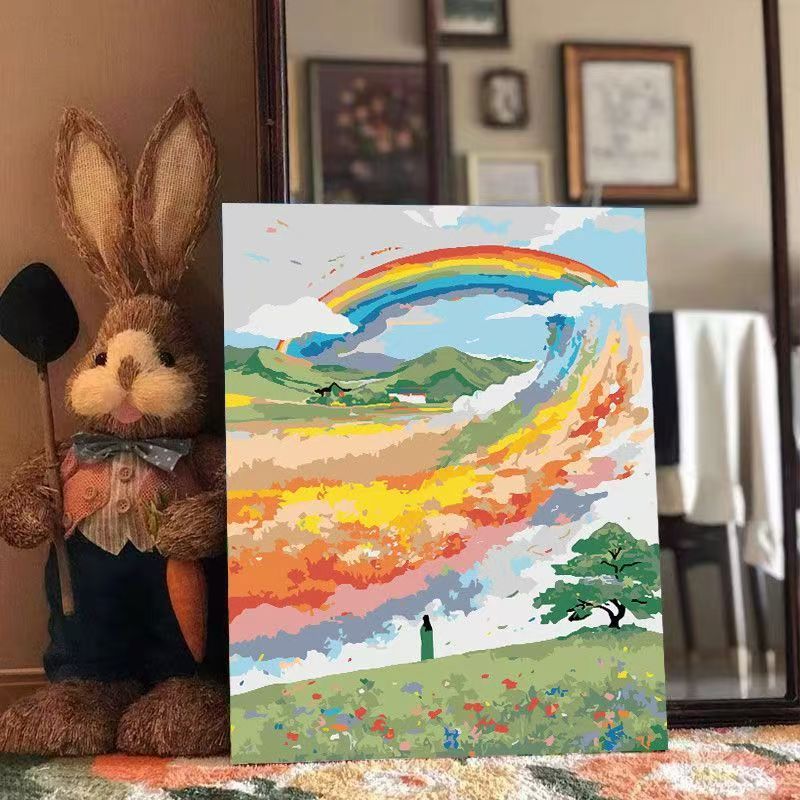 Künstlerische Herz-Themen-Leinwandkunst Brehn