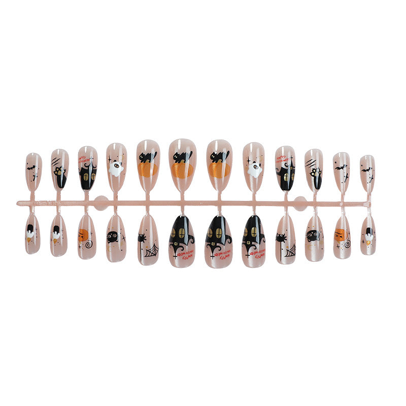 Halloween-Themen Nagelkunst Press-On Kollektion